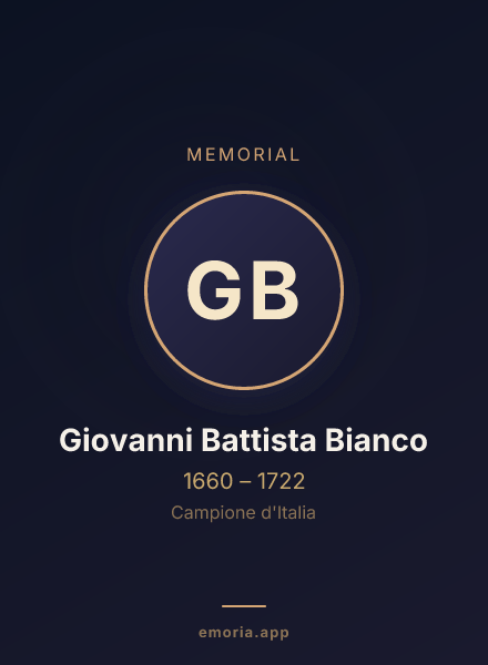 Memorial portrait of Giovanni Battista Bianco