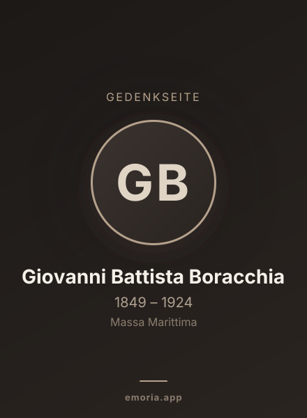 Gedenkportrait von Giovanni Battista Boracchia