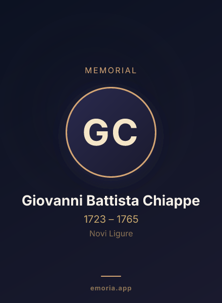 Memorial portrait of Giovanni Battista Chiappe