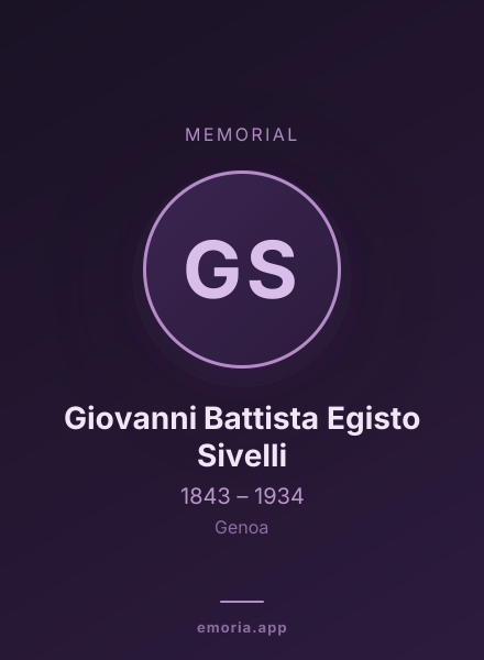 Memorial portrait of Giovanni Battista Egisto Sivelli
