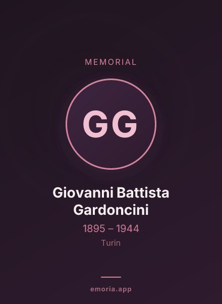 Memorial portrait of Giovanni Battista Gardoncini