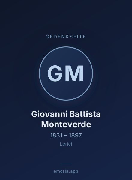 Gedenkportrait von Giovanni Battista Monteverde
