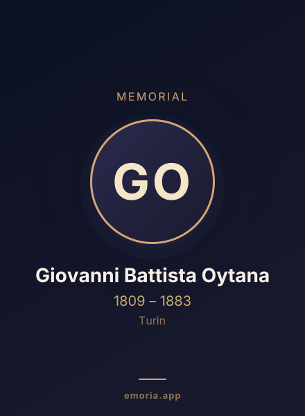 Memorial portrait of Giovanni Battista Oytana