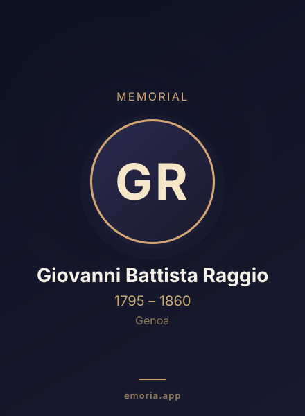Memorial portrait of Giovanni Battista Raggio