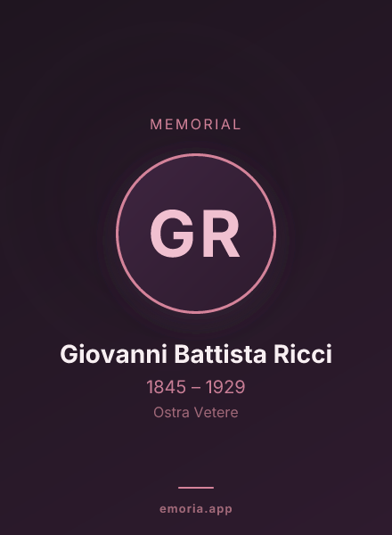 Memorial portrait of Giovanni Battista Ricci