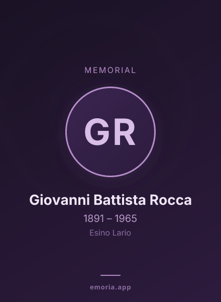 Memorial portrait of Giovanni Battista Rocca