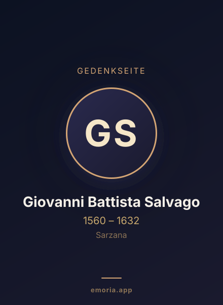 Gedenkportrait von Giovanni Battista Salvago