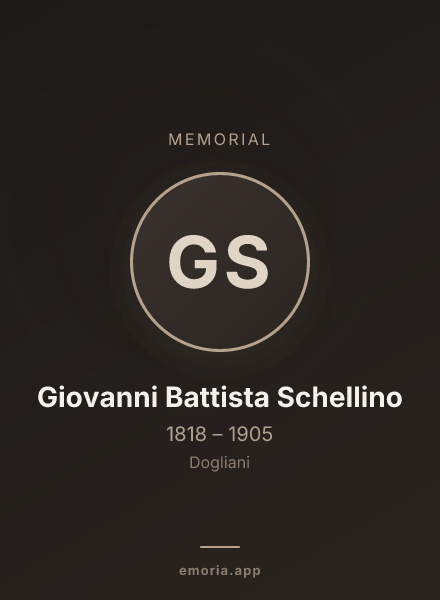 Memorial portrait of Giovanni Battista Schellino