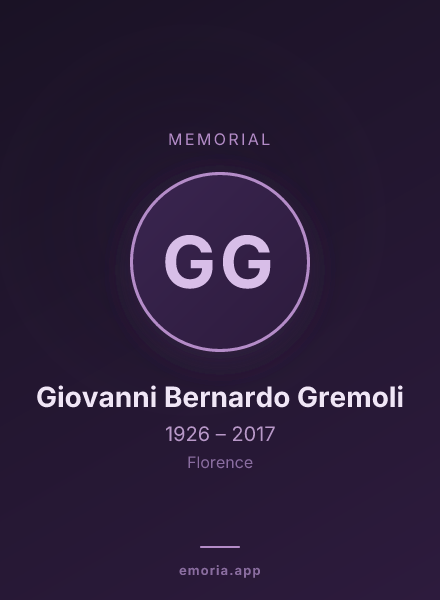Memorial portrait of Giovanni Bernardo Gremoli