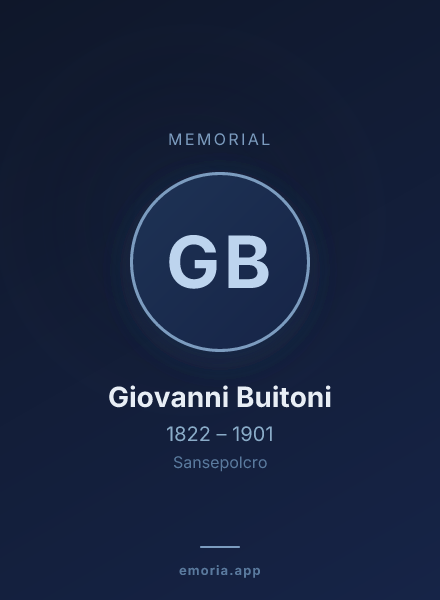 Memorial portrait of Giovanni Buitoni