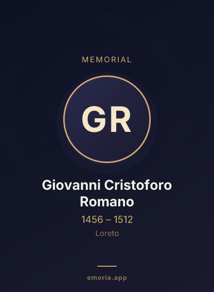 Memorial portrait of Giovanni Cristoforo Romano