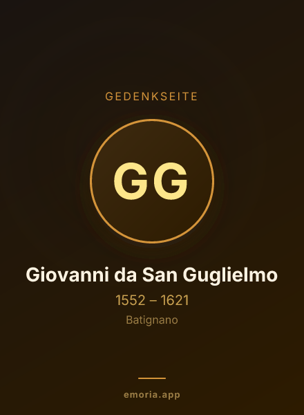 Gedenkportrait von Giovanni da San Guglielmo