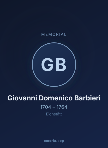 Memorial portrait of Giovanni Domenico Barbieri