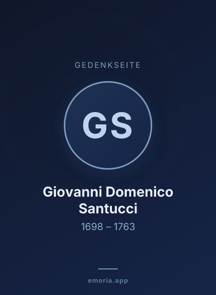 Gedenkportrait von Giovanni Domenico Santucci