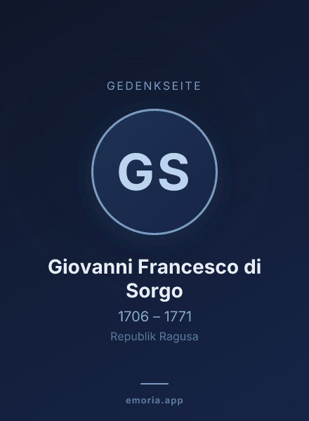 Gedenkportrait von Giovanni Francesco di Sorgo