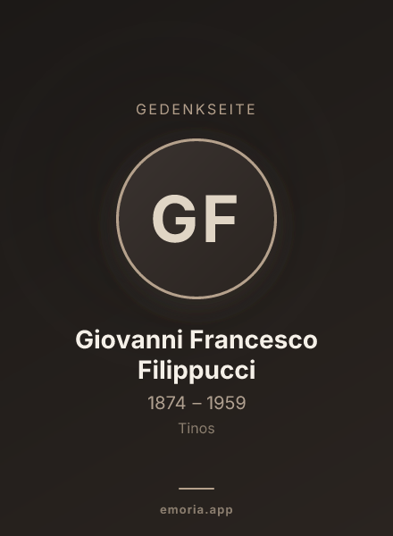 Gedenkportrait von Giovanni Francesco Filippucci