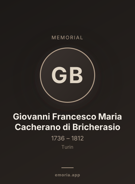 Memorial portrait of Giovanni Francesco Maria Cacherano di Bricherasio