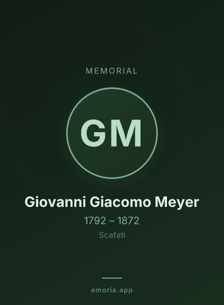 Memorial portrait of Giovanni Giacomo Meyer