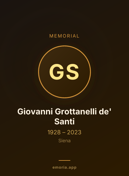 Memorial portrait of Giovanni Grottanelli de' Santi