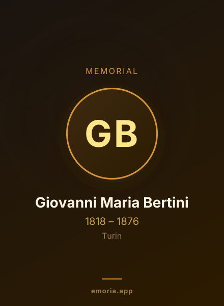 Memorial portrait of Giovanni Maria Bertini