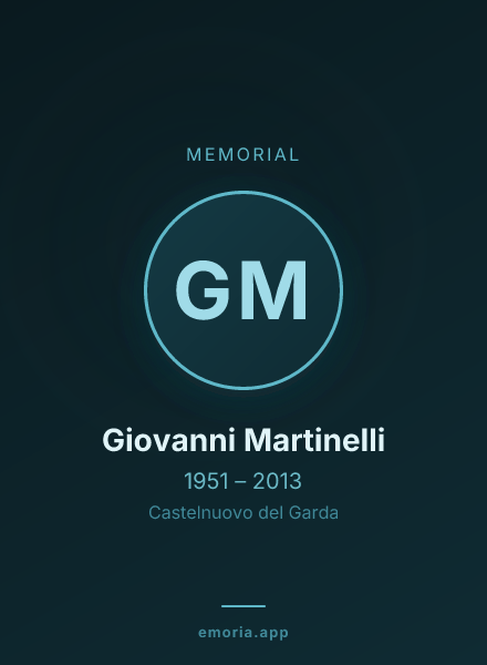 Memorial portrait of Giovanni Martinelli