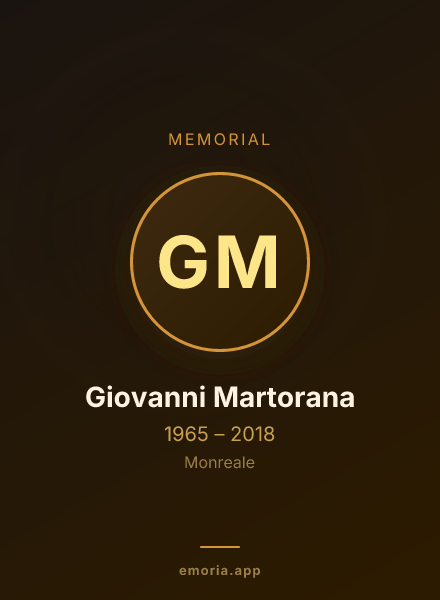 Memorial portrait of Giovanni Martorana