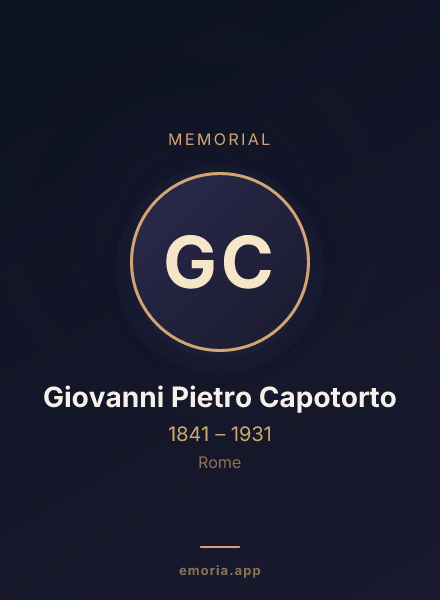Memorial portrait of Giovanni Pietro Capotorto