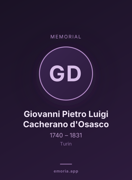 Memorial portrait of Giovanni Pietro Luigi Cacherano d'Osasco