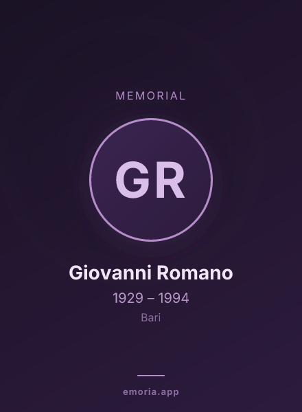 Memorial portrait of Giovanni Romano