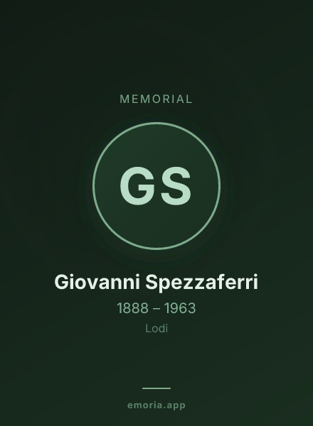 Memorial portrait of Giovanni Spezzaferri