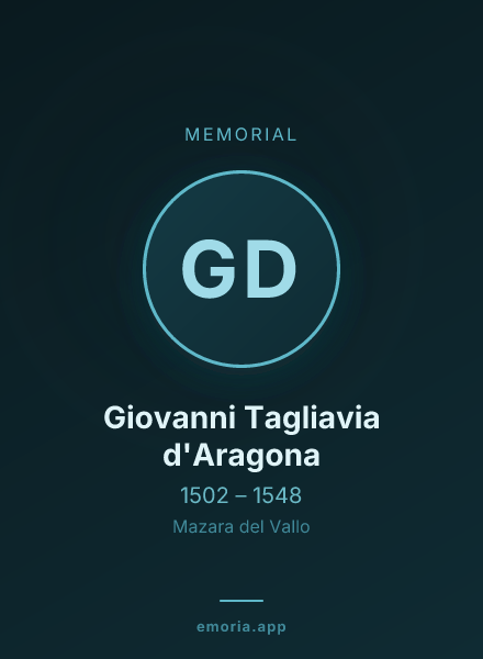 Memorial portrait of Giovanni Tagliavia d'Aragona