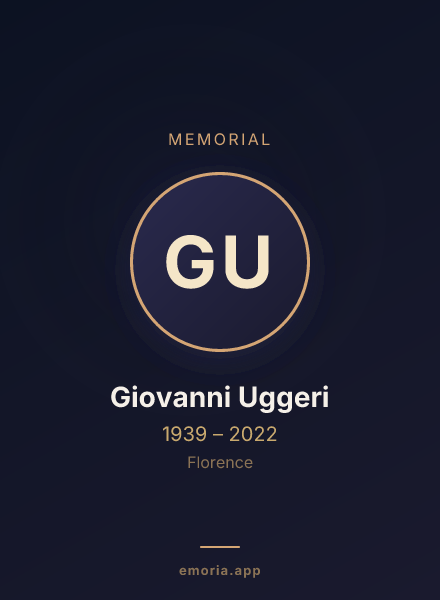 Memorial portrait of Giovanni Uggeri