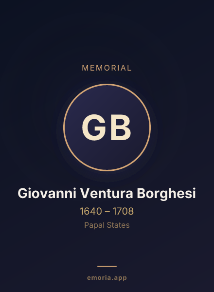 Memorial portrait of Giovanni Ventura Borghesi