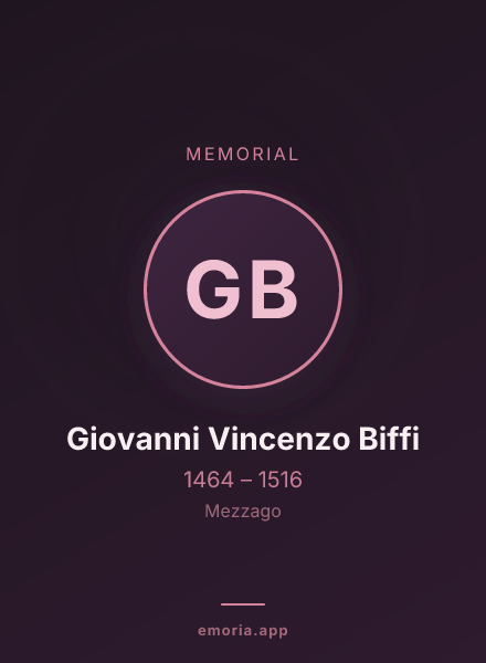 Memorial portrait of Giovanni Vincenzo Biffi