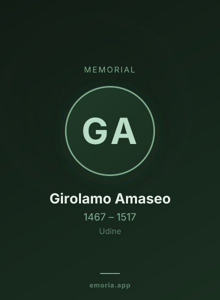 Memorial portrait of Girolamo Amaseo