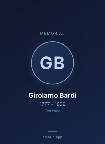 Memorial portrait of Girolamo Bardi