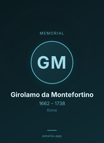 Memorial portrait of Girolamo da Montefortino