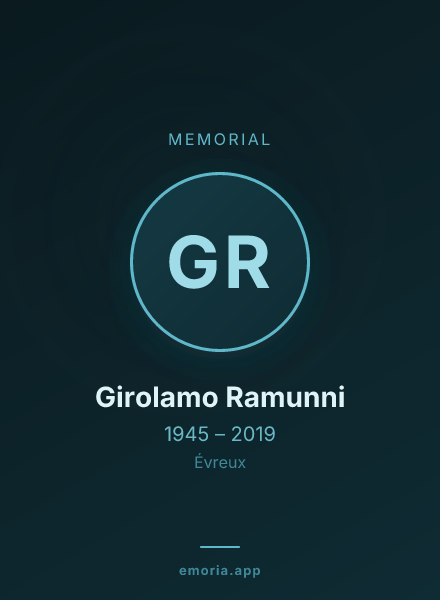 Memorial portrait of Girolamo Ramunni