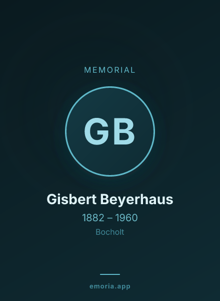 Memorial portrait of Gisbert Beyerhaus