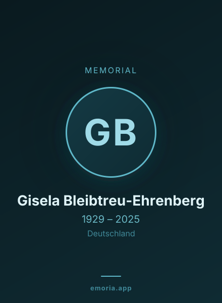 Memorial portrait of Gisela Bleibtreu-Ehrenberg