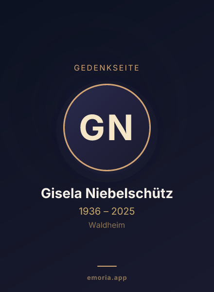 Gedenkportrait von Gisela Niebelschütz