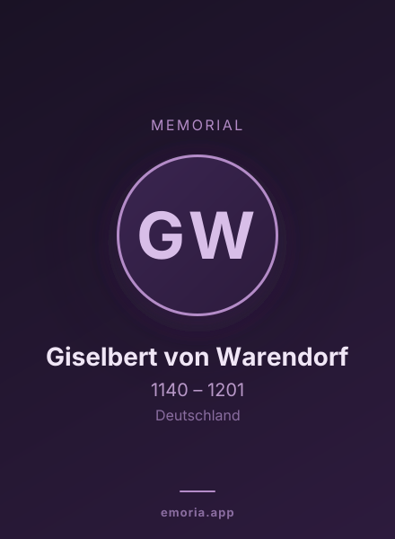Memorial portrait of Giselbert von Warendorf
