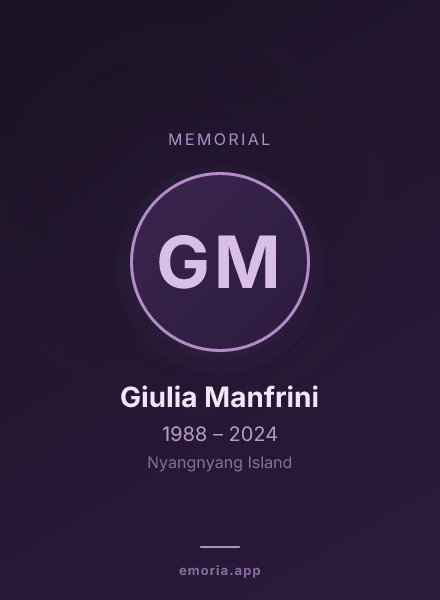 Memorial portrait of Giulia Manfrini