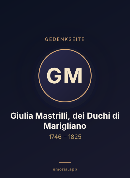 Gedenkportrait von Giulia Mastrilli, dei Duchi di Marigliano