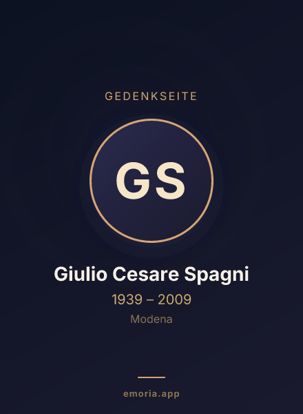 Gedenkportrait von Giulio Cesare Spagni