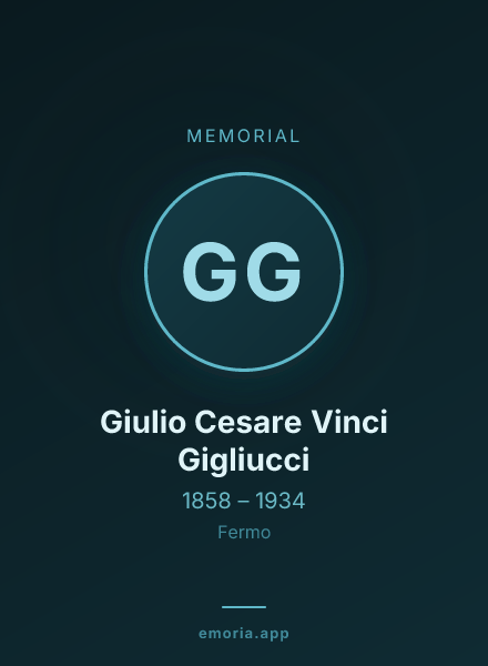 Memorial portrait of Giulio Cesare Vinci Gigliucci
