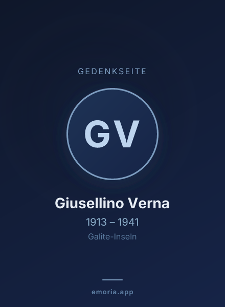 Gedenkportrait von Giusellino Verna