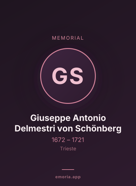 Memorial portrait of Giuseppe Antonio Delmestri von Schönberg