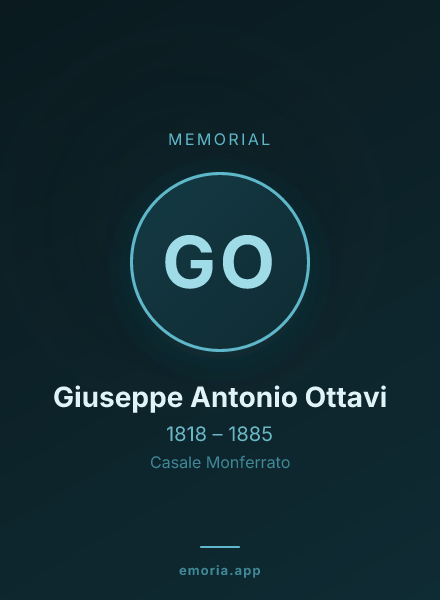 Memorial portrait of Giuseppe Antonio Ottavi
