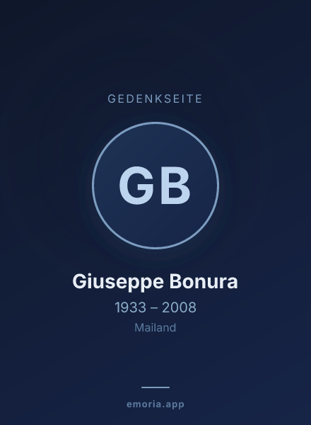 Gedenkportrait von Giuseppe Bonura